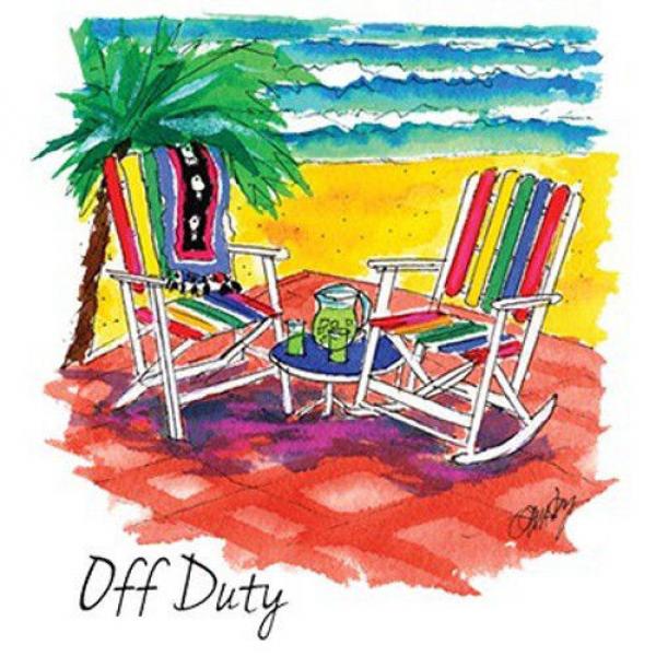 Off Duty Beach New Large Tote Bag Summer Travel Gifts Events Shop Vacation #2 image