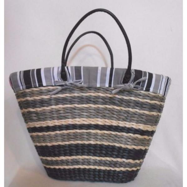 BEACH BAG or LARGE WOVEN Shoulder Bag Purse HANDBAG PURSE by SUN &#039;N&#039; SANDS #3 image