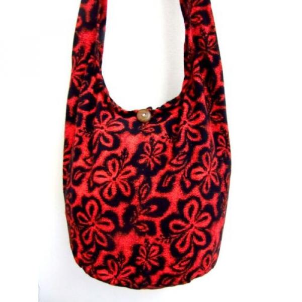 FLOWER BAG SLING GYPSY ADVENTURE UNISEX HOBO MONK BEACH THAI SMALL KID GIRL FREE #3 image