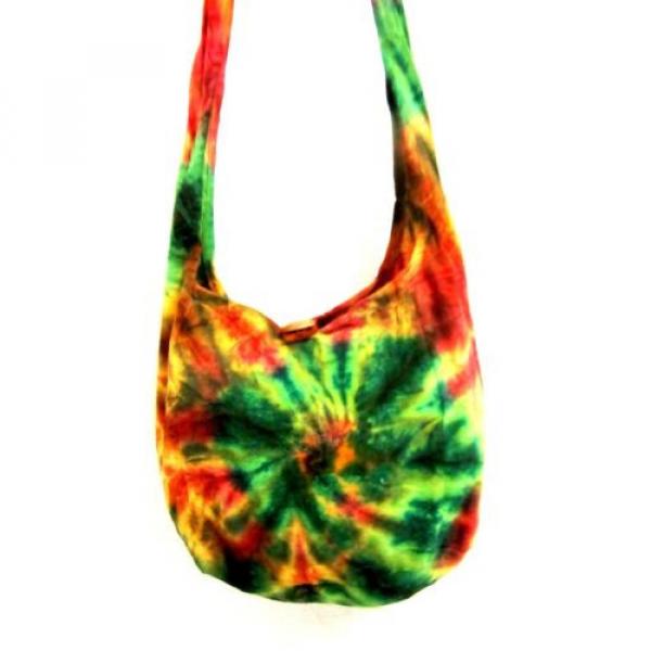 pp 68 SHOULDER BAG SLING BEACH HOBO TIE DYE UNIQUE UNISEX TRAVEL CROSSBODY LADY #2 image