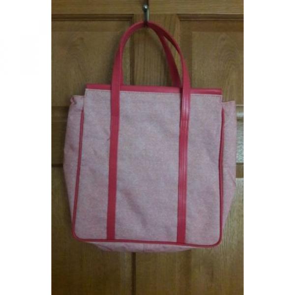 Clinique Pink Shopping Beach Open Tote Medium Bag 2 Straps #2 image