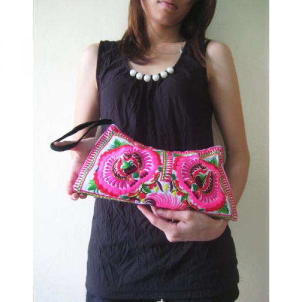 Clutch Hippie Style Boho Beach Embroidered Bag handmade #4 image