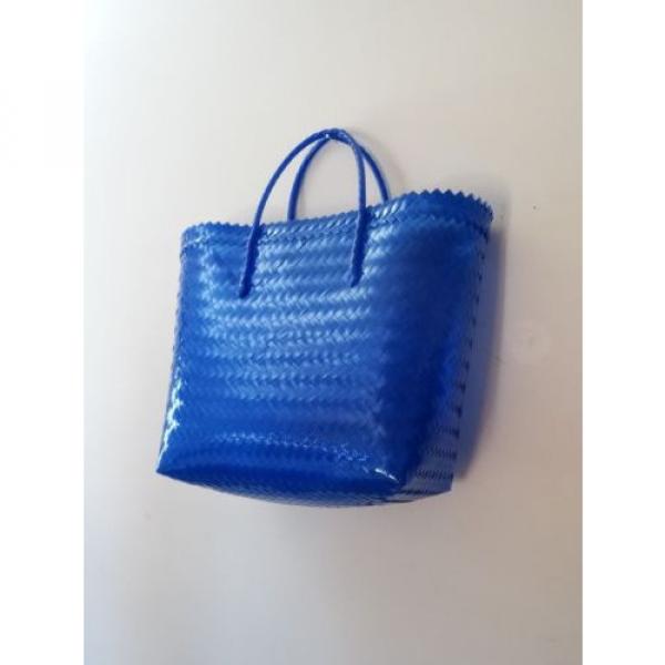 Blue Handwoven Market Bag, Tote, Beach, Steven Alan, Madewell #3 image