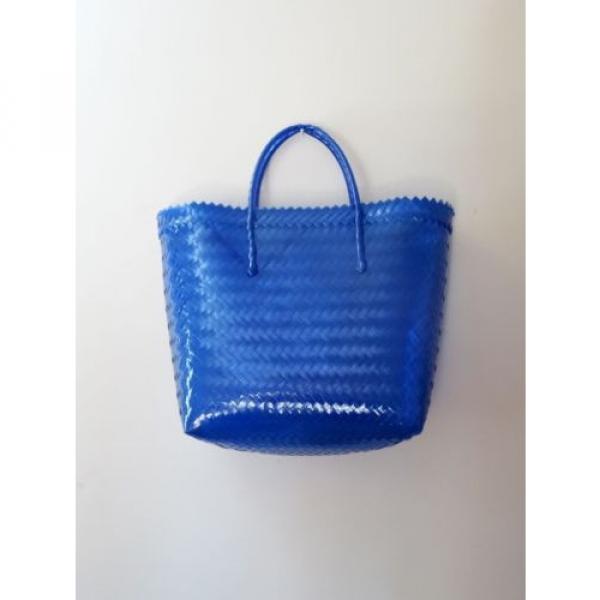 Blue Handwoven Market Bag, Tote, Beach, Steven Alan, Madewell #4 image