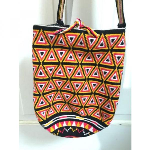 Wayuu Bag Mochila Colombia Purse Beach Orange Boho Bohemian #1 image