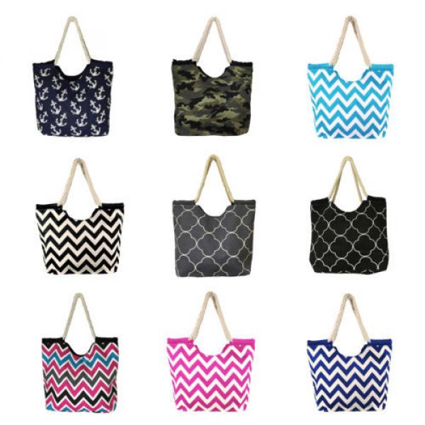 High Quality Rope Handle Tote Beach Bag #1 image