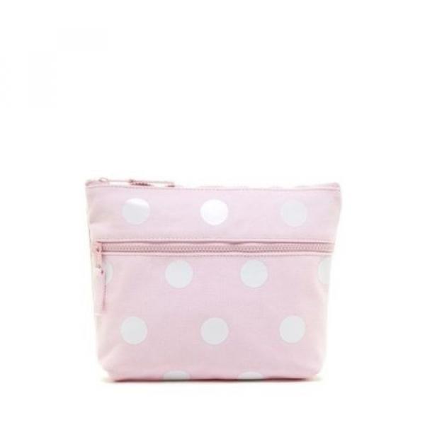 WILDFOX COUTURE Polka Dots Pink Bikini Beach Bag Cosmetic Clutch NEW WITH TAGS! #3 image