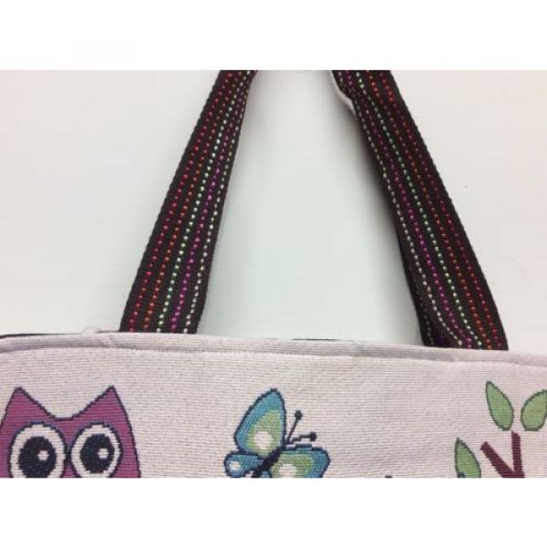 Women&#039;s Canvas Shopping Bag Owls Canvas Tote Bag Shoulder Canvas Bag, Beach Bag #5 image