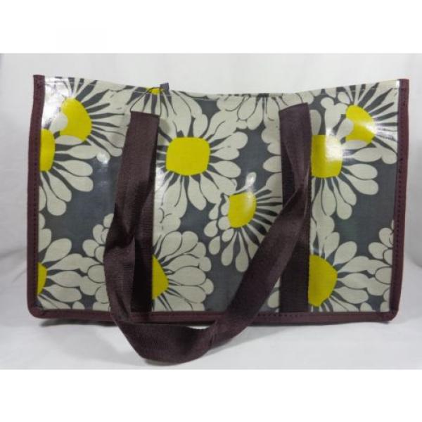 ESBAG TOTE BAG 10&#034; x 16&#034; Daisies Gray Beach Shower Diaper Grocery Utility #3 image