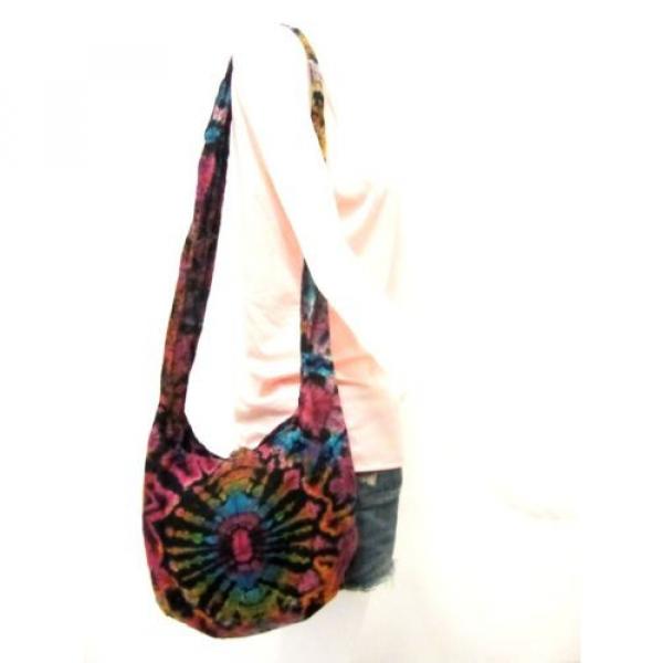 ZM 32 CROSSBODY BAG SLING BEACH HOBO TIE DYE UNIQUE PARTY GYPSY S ADVENTURE MEN #5 image