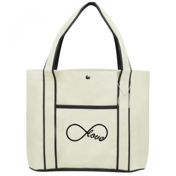 Infinity Infinite Love  Fashion Tote Bag Shopping Beach Purse #3 image