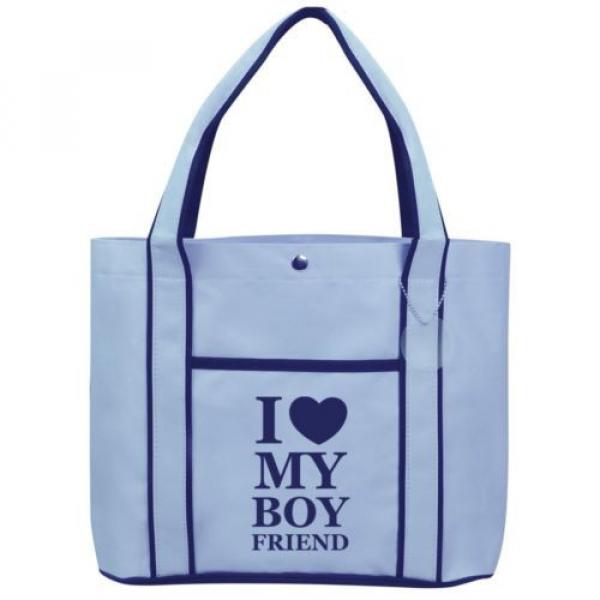 I Love My Boyfriend Fashion Tote Bag Shopping Beach Purse #2 image