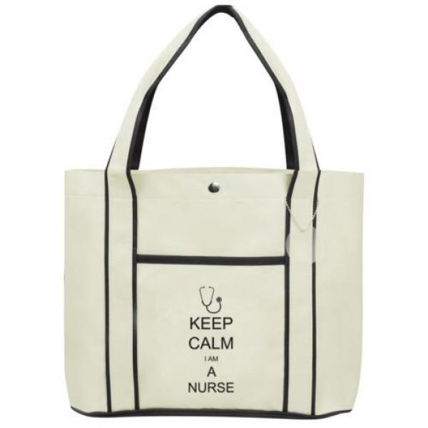 Keep Calm I Am A Nurse Fashion Tote Bag Shopping Beach Purse #3 image