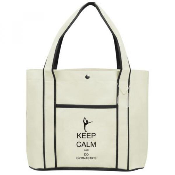 Keep Calm and Do Gymnastics  Fashion Tote Bag Shopping Beach Purse #3 image