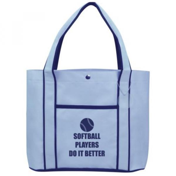 Softball Players Do It Better  Fashion Tote Bag Shopping Beach Purse #2 image