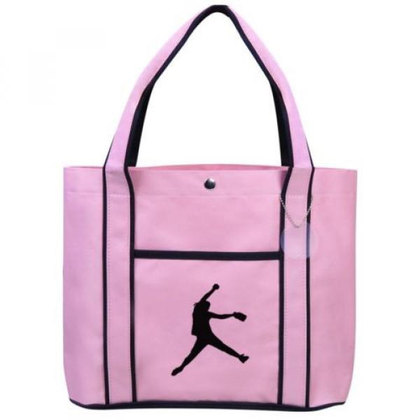 Female Softball Pitcher  Fashion Tote Bag Shopping Beach Purse #2 image