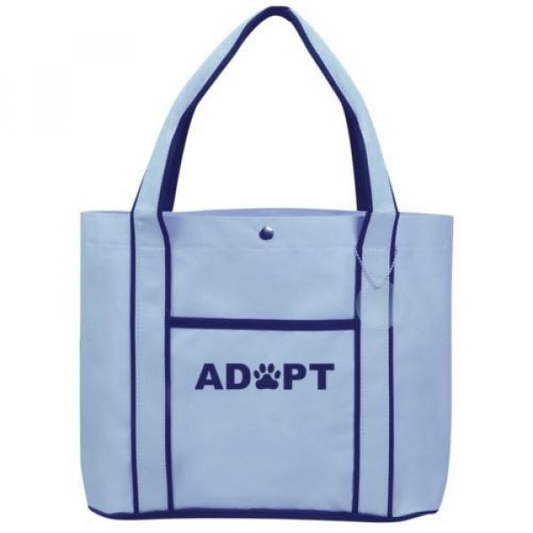 Adopt Paw Print Fashion Tote Bag Shopping Beach Purse #2 image