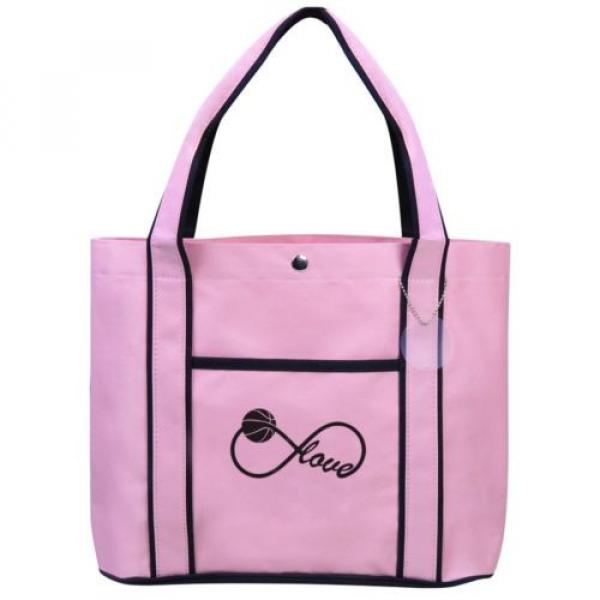 Infinite Infinity Love For Basketball Fashion Tote Bag Shopping Beach Purse #1 image