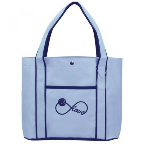 Infinite Infinity Love For Basketball Fashion Tote Bag Shopping Beach Purse #2 image