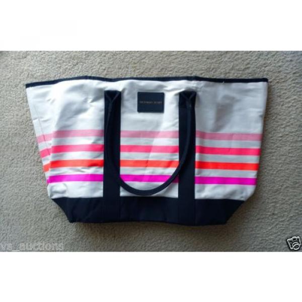 $85 BRAND NEW!!! ~VICTORIA&#039;S SECRET~ SUNKISSED LOGO BEACH SHOPPING BAG TOTE #1 image