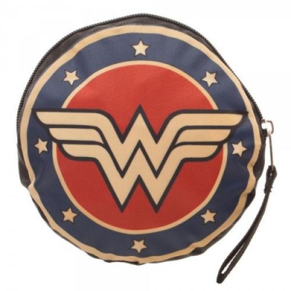 DC Comics Wonder Woman Packable Tote Beach Bag Handbag Reusable Grocery Bag #5 image