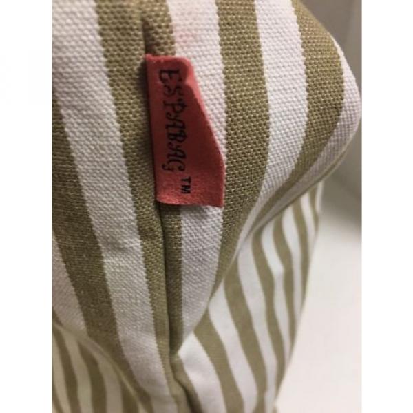 Saldarini Como 1882 Striped Canvas Extra Large  Beach Bag Tote EUC $300 #4 image