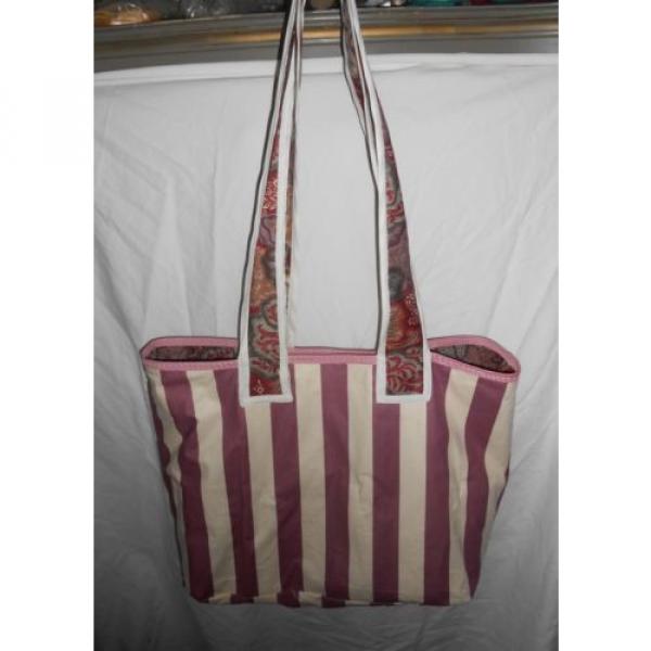 Reversible Handmade Large Tote, Diaper Bag, Beach Bag, or Overnight Bag #3 image