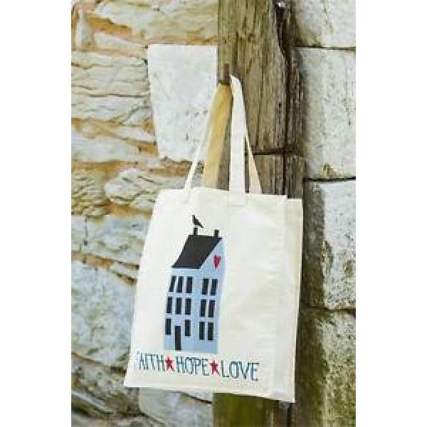 New FAITH HOPE LOVE CANVAS TOTE Grocery Bag Purse Shopping Reusable Beach #1 image