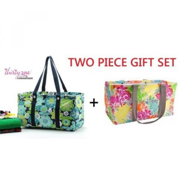 GIFT SET Thirty one Large utility beach laundry tote bag 31 Best buds ISLAND new #1 image