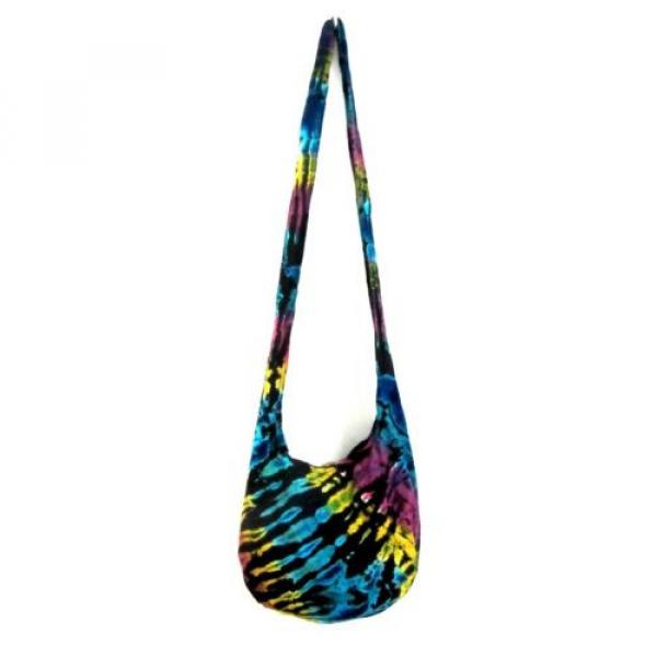 ZM 05 SHOULDER BAG SLING UNISEX HOBO TIE DYE MEN UNIQUE PARTY TRIP GYPSY BEACH #3 image