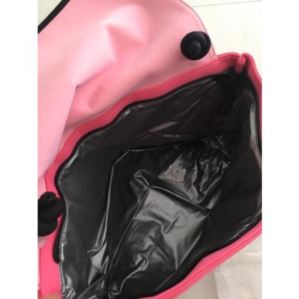 Victorias Secret VS Pink Black Beach Cooler Neoprene Insulated Tote beach bag #3 image