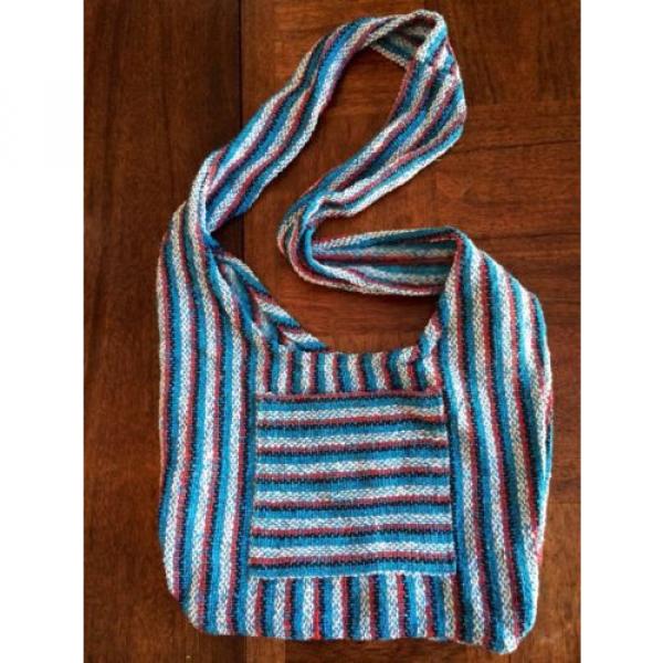 FaLSa BLaNkeT HaNdBag PuRsE BaG CRoSS BoDy HiPPiE NeW STRiPeD WeSTeRN BeaCH #1 image