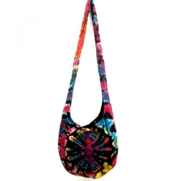 ZM 04 SHOULDER BAG SLING UNISEX HOBO TIE DYE CHIC UNIQUE PARTY TRIP SUMMER BEACH #1 image