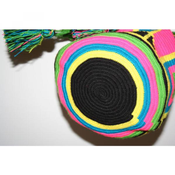 #1 Mochila Wayuu Handmade Colombian Lg Beach Tote Crossbody Bag Boho Chic Casual #5 image