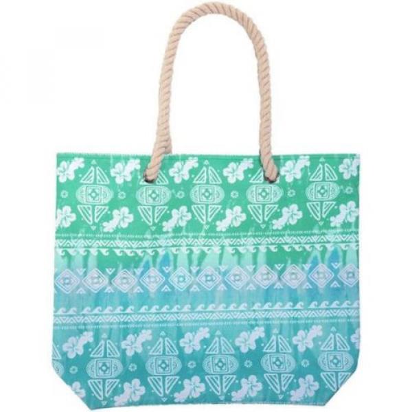 NWT Hawaiian Tropic Beach bag tote  retail 50.00 blue green #1 image