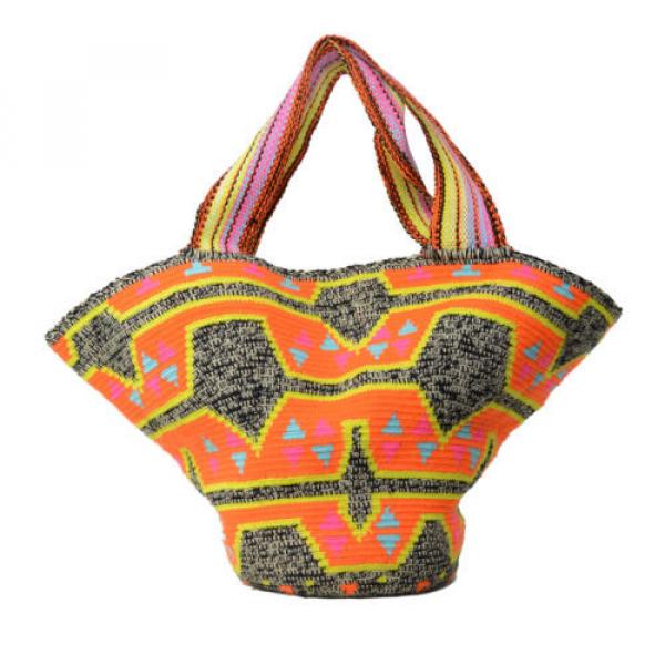 Authentic WAYUU X-Large Beach Mochila Bag 100% Colombian Finest Handmade 2266 #1 image