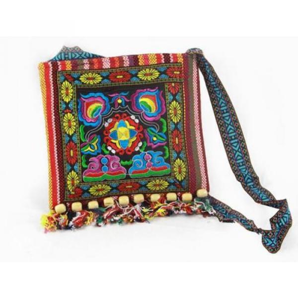 Peruvian banjara Style Shoulder Bag boho hippie Embroidered Picnic Beach Woman #2 image