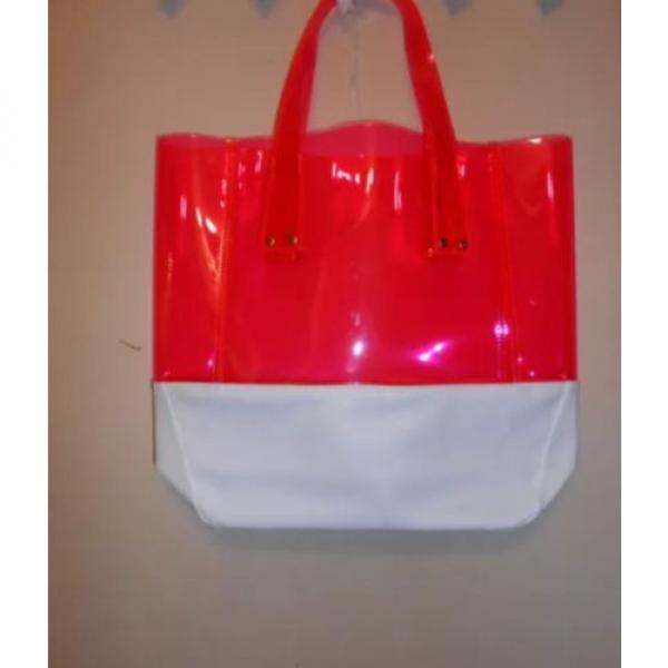 VICTORIA&#039;S SECRET PINK TOTE BAG PURSE BEACH JELLY SHOPPING HANDBAG BACKPACK NWT #1 image