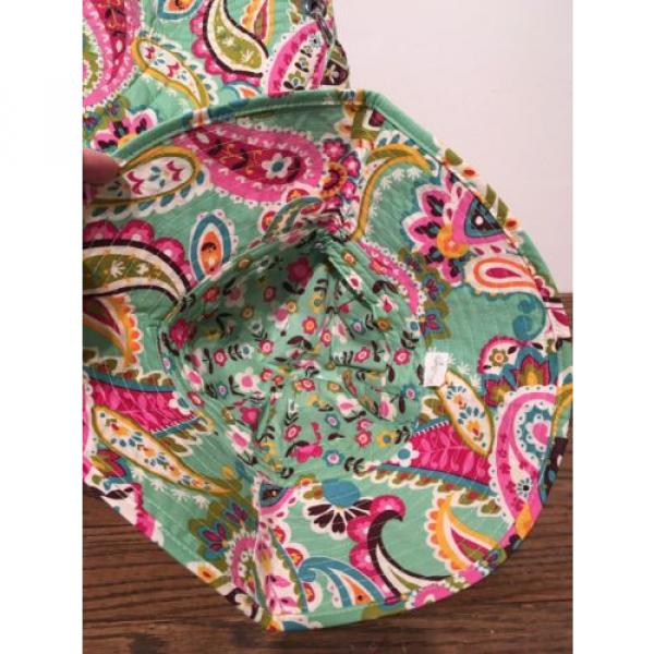 Vera Bradley Tutti Frutti Sweet Treat Tote Shoulder Bag &amp; Matching Sun Beach Hat #4 image