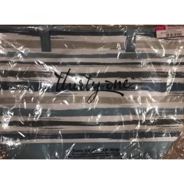 Thirty One Lakeside Tote in Brush Strokes - **NIP** New Spring beach bag #1 image