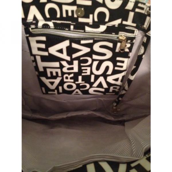 NWT Victoria&#039;s Secret Supermodel Essentials Logo Beach Travel Shopping Tote Bag #4 image