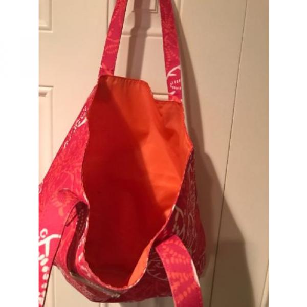 Lilly Pulitzer For Estee Lauder Pink Sand Dollar Print Beach Bag Tote #3 image