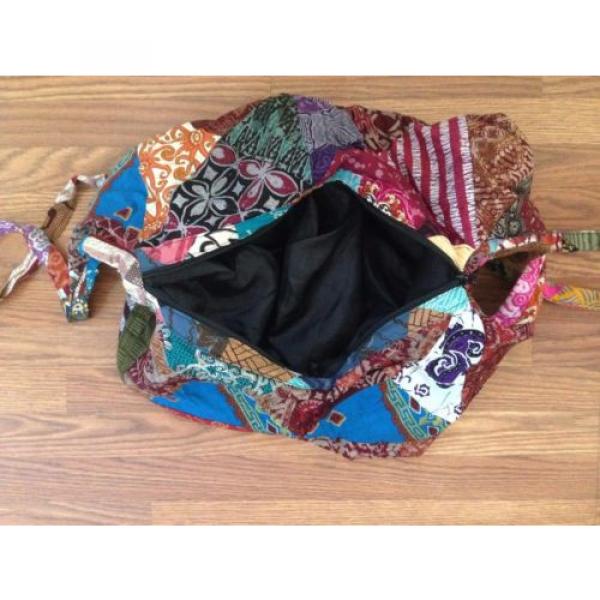 Quilt Patchwork Hippie Hobo/ Shoulder Bag Beach Travel Bag /Grocery Shopping Bag #5 image