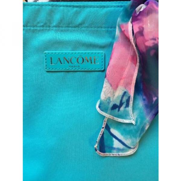 Lancome Large Blue/multi Shoulder, Beach Bag,Tote,School-Gym-Night ~New~ #2 image