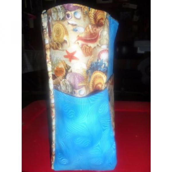 ocean beach seashells sand purse/bag/diaper bag handmade #2 image