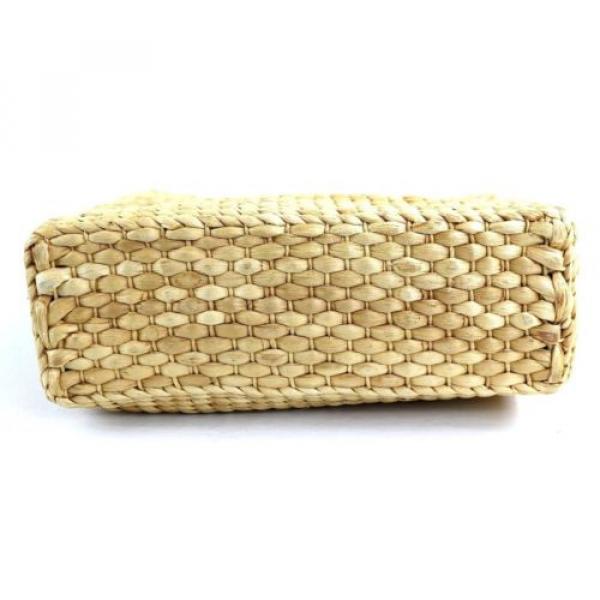 Xhilaration Corn Husk Woven Tote Beach Pool Bag #4 image