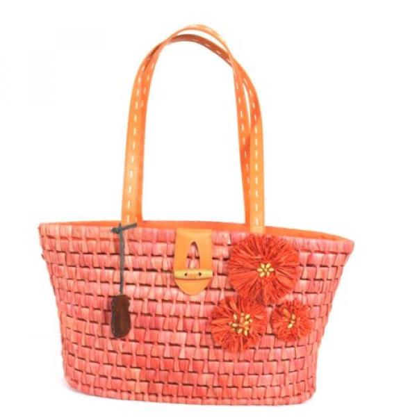 Sun n&#039; Sand straw tote Beach Bag #1 image