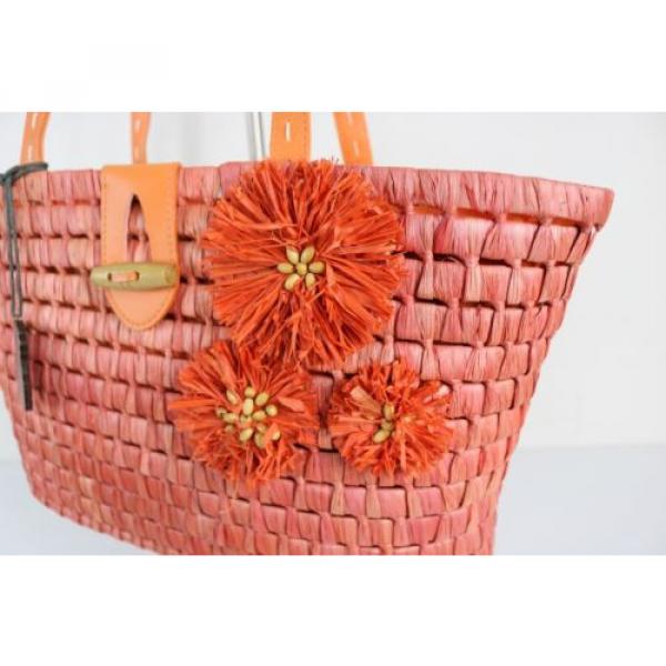 Sun n&#039; Sand straw tote Beach Bag #4 image