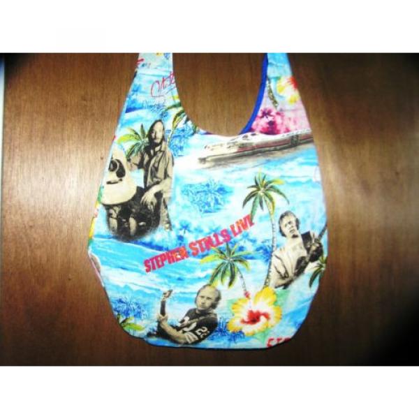 NEW Jams World Stephen Stills Shoulder Carry CSN Beach Tote Bag Dress Purse NWOT #3 image