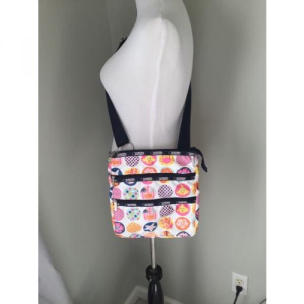 LeSportSac KASEY Multicolor Crossbody Bag Beach Starfish Tropical Cruise Theme #1 image